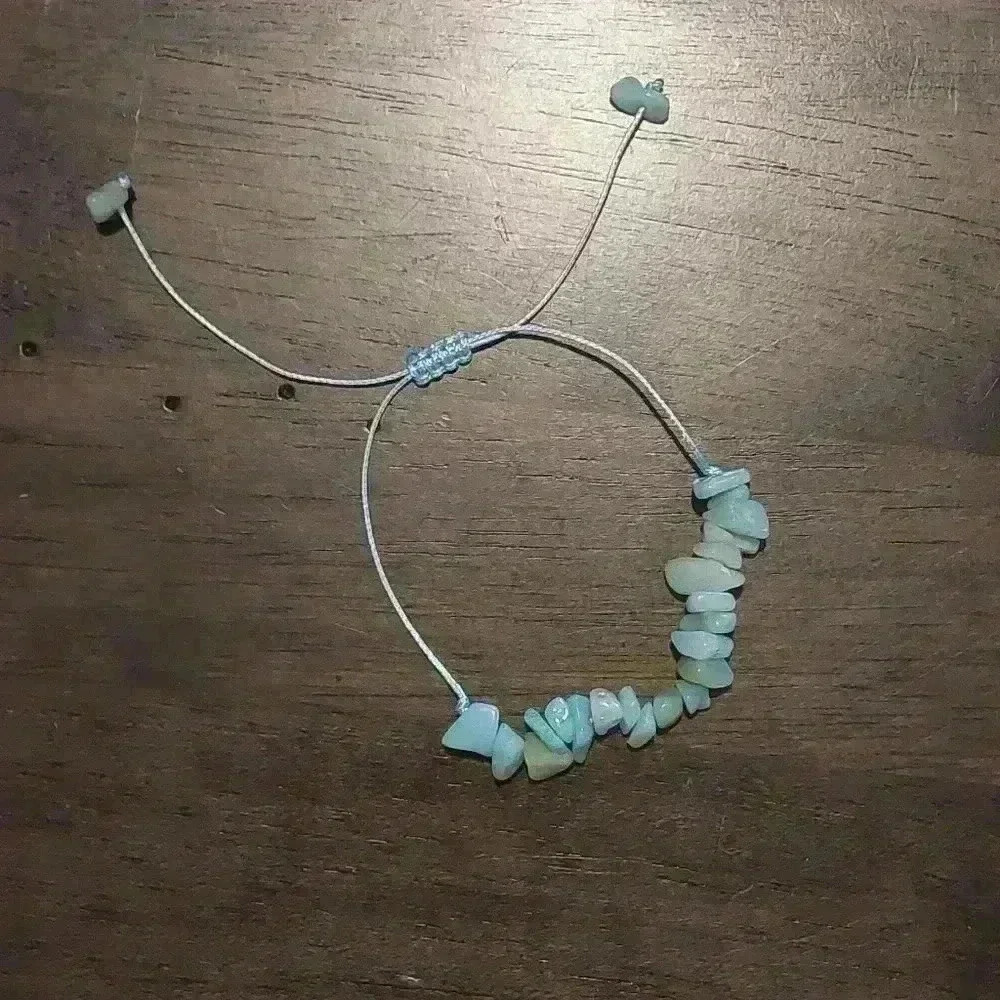 Aquamarine stone bracelet
